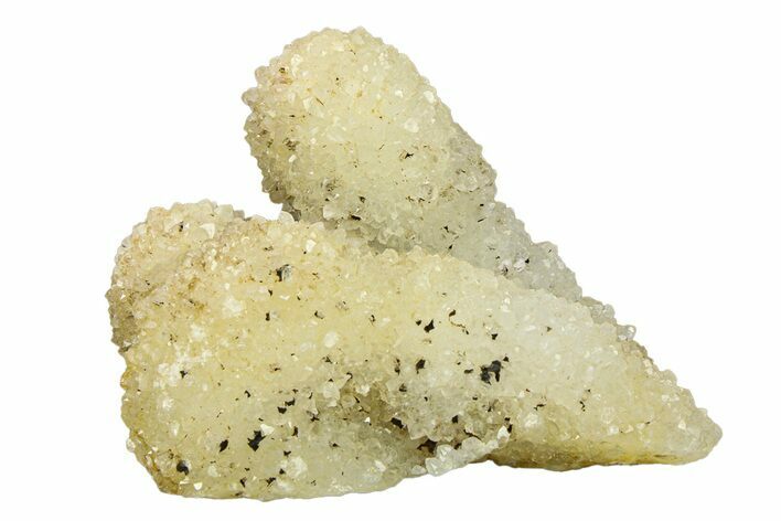 Sparkling Quartz Chalcedony Stalactite Formation - India #293049